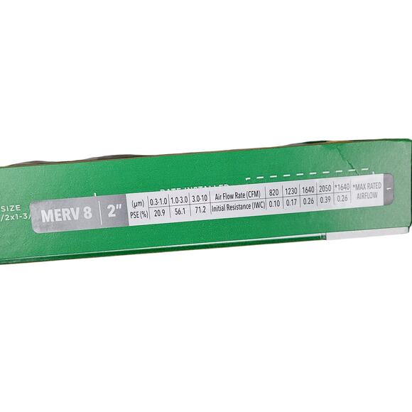 Filterbuy 16x25x2 MERV 8 Pleated Air Filters Replacement for HVAC AC 2 Pack - Picture 8 of 8